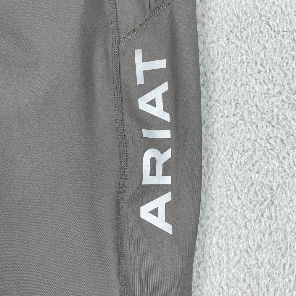 Ariat EOS Full Seat Leggings Womens XL Gray Equestrian Riding Silicone Grip - Picture 6 of 15